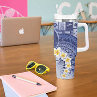 Federated States Of Micronesia Christmas Tumbler With Handle Retro Style Dark Version LT05 - Polynesian Pride