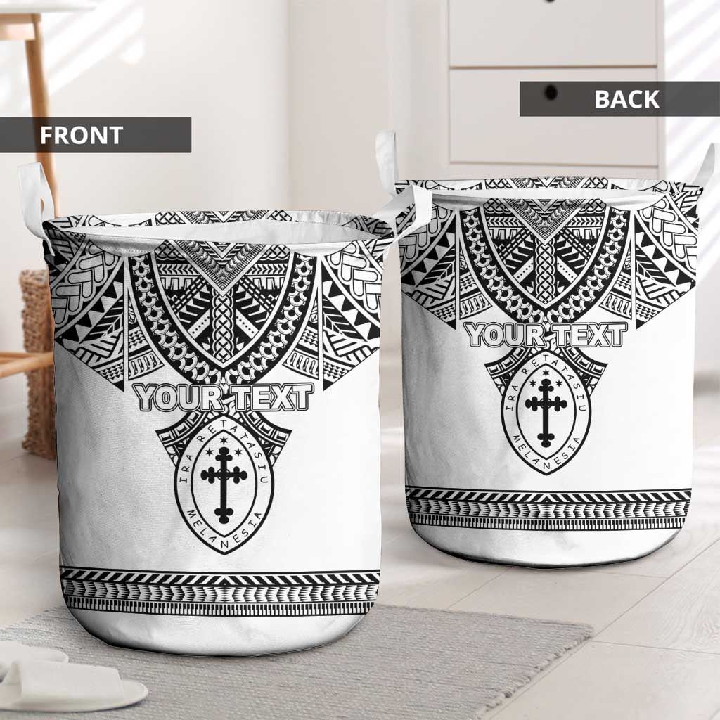 Personalised Melanesian Brotherhood Laundry Basket With Tribal Pattern LT05 - Polynesian Pride