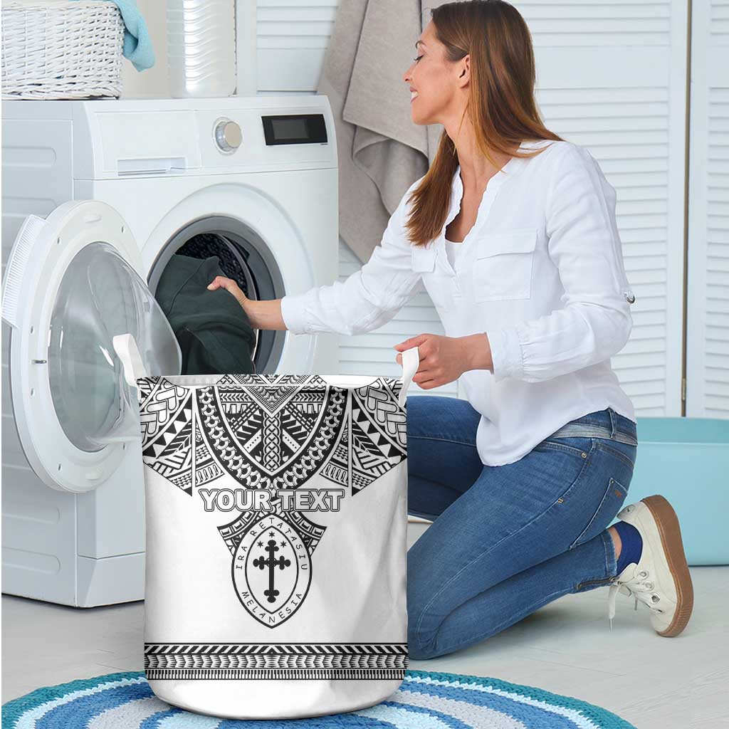 Personalised Melanesian Brotherhood Laundry Basket With Tribal Pattern LT05 - Polynesian Pride