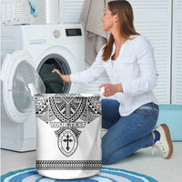 Personalised Melanesian Brotherhood Laundry Basket With Tribal Pattern LT05 - Polynesian Pride