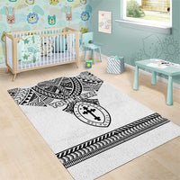 Personalised Melanesian Brotherhood Area Rug With Tribal Pattern LT05 - Polynesian Pride