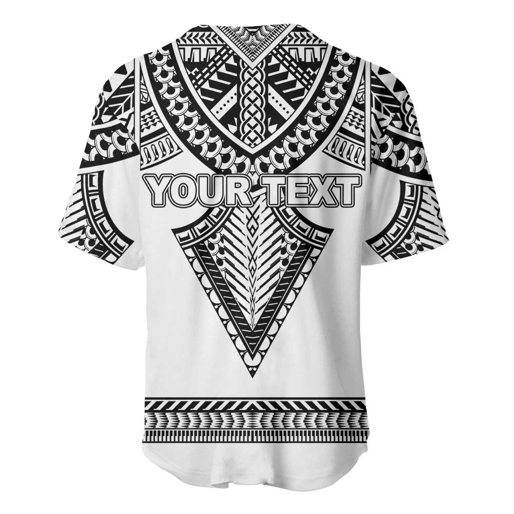 Personalised Melanesian Brotherhood Baseball Jersey With Tribal Pattern LT05 - Polynesian Pride