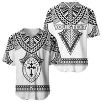 Personalised Melanesian Brotherhood Baseball Jersey With Tribal Pattern LT05 - Polynesian Pride