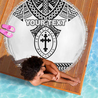 Personalised Melanesian Brotherhood Beach Blanket With Tribal Pattern LT05 - Polynesian Pride