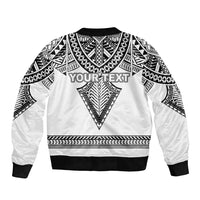 Personalised Melanesian Brotherhood Bomber Jacket With Tribal Pattern LT05 - Polynesian Pride