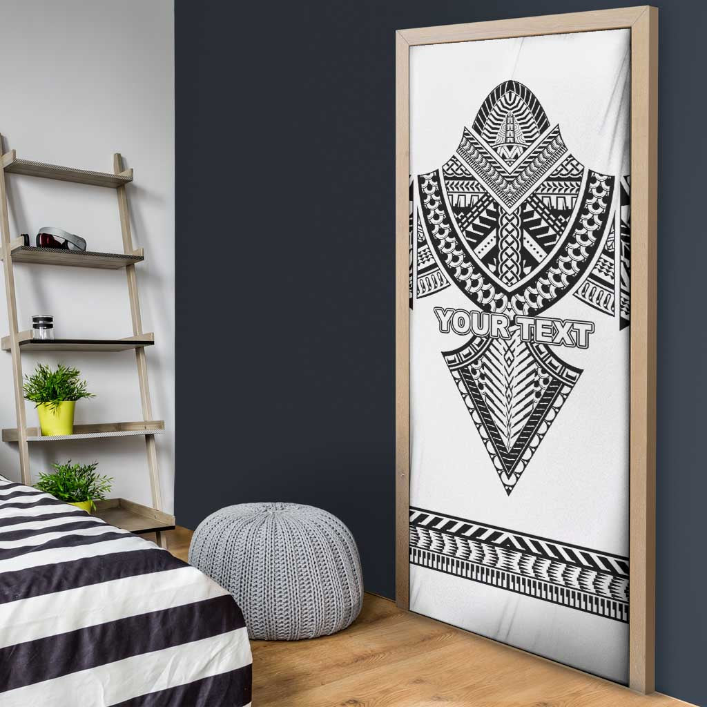 Personalised Melanesian Brotherhood Door Cover With Tribal Pattern LT05 - Polynesian Pride