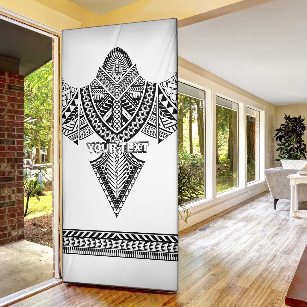 Personalised Melanesian Brotherhood Door Cover With Tribal Pattern LT05 - Polynesian Pride