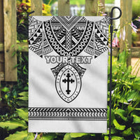 Personalised Melanesian Brotherhood Garden Flag With Tribal Pattern LT05 Garden Flag White - Polynesian Pride
