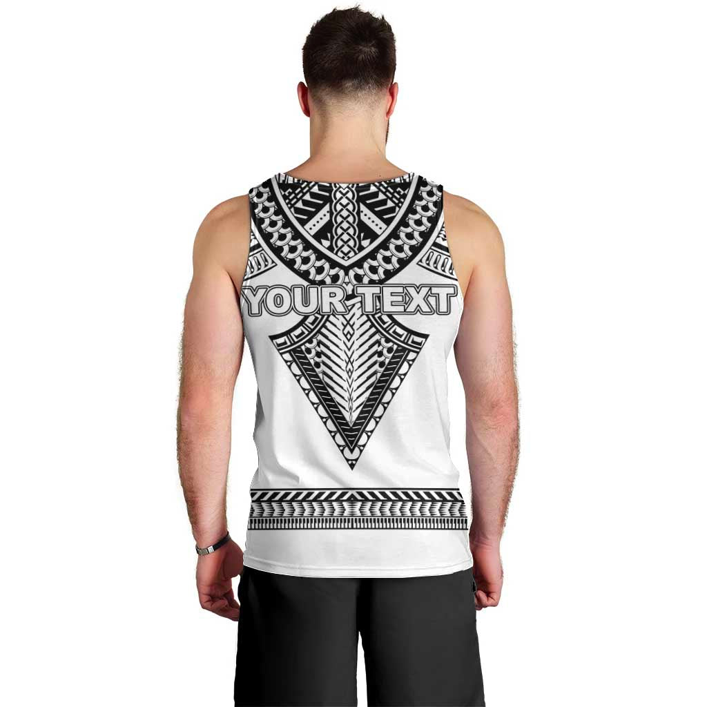 Personalised Melanesian Brotherhood Men Tank Top With Tribal Pattern LT05 - Polynesian Pride
