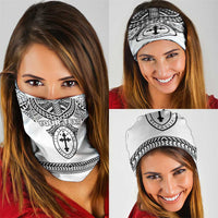 Personalised Melanesian Brotherhood Neck Gaiter With Tribal Pattern LT05 - Polynesian Pride