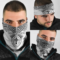 Personalised Melanesian Brotherhood Neck Gaiter With Tribal Pattern LT05 - Polynesian Pride