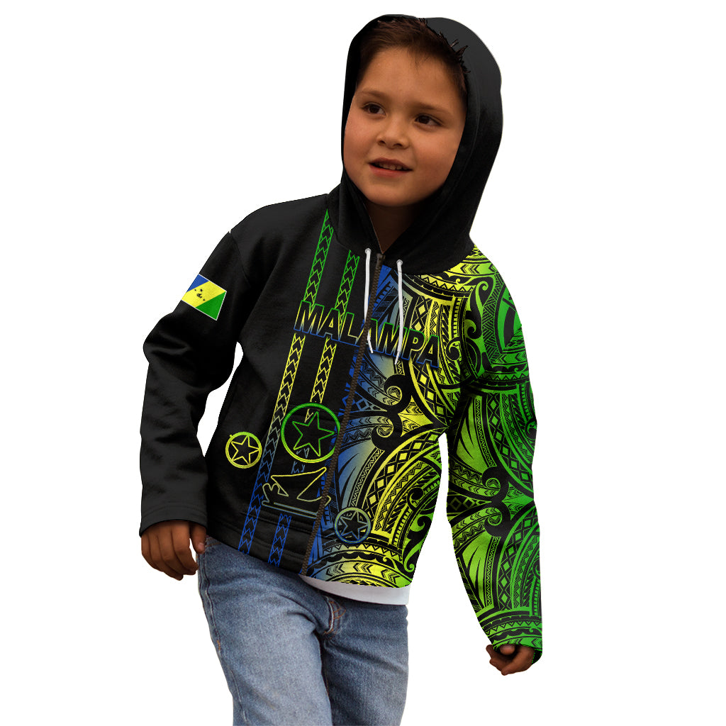 Custom Vanuatu Malampa Kid Hoodie Polynesian Tribal LT6 - Polynesian Pride