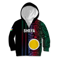 Custom Vanuatu Shefa Kid Hoodie Polynesian Tribal LT6 - Polynesian Pride