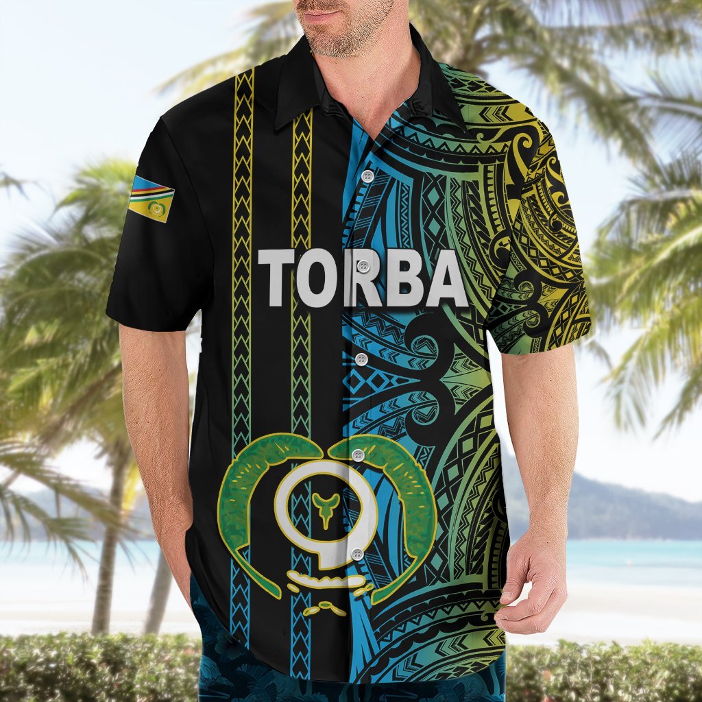 Custom Vanuatu Torba Hawaiian Shirt Polynesian Tribal LT6 - Polynesian Pride