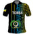 Custom Vanuatu Torba Polo Shirt Polynesian Tribal LT6 Black - Polynesian Pride