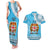 Fiji Couples Matching Tank Maxi Dress And Hawaiian Shirt Melanesian Festival 2023 LT6 Blue - Polynesian Pride