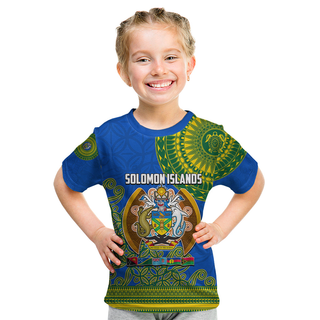 Solomon Islands Kid T Shirt Melanesian Festival 2023 LT6 Green - Polynesian Pride