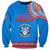 Tonga School Api Fo'ou College Sweatshirt Tribal Pattern LT6 Unisex Blue - Polynesian Pride