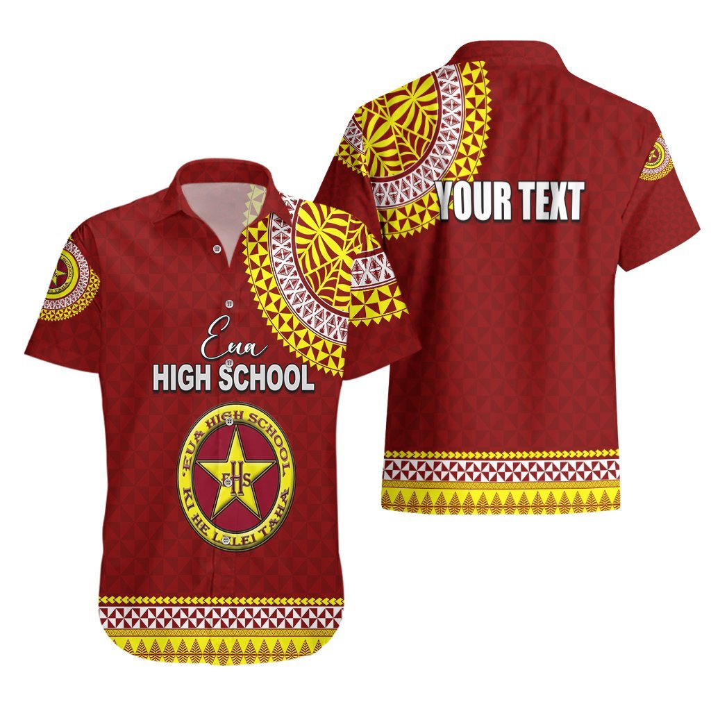 Tonga School Eua High School Hawaiian Shirt Tribal Pattern LT6 - Polynesian Pride