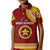 Tonga School Eua High School Kid Polo Shirt Tribal Pattern LT6 Kid Maroon - Polynesian Pride