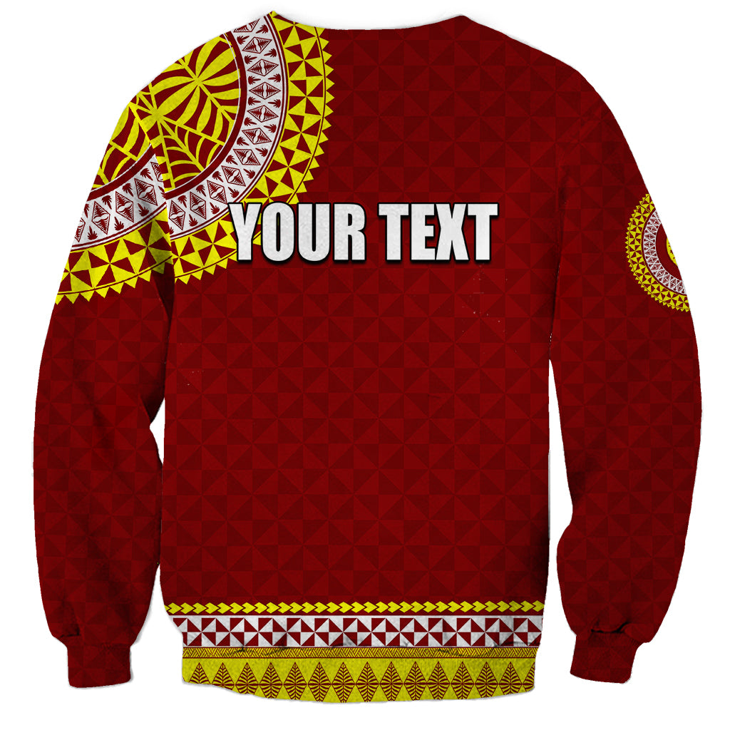 Tonga School Ha'apai High School Sweatshirt Tribal Pattern LT6 - Polynesian Pride