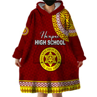 Tonga School Ha'apai High School Wearable Blanket Hoodie Tribal Pattern LT6 - Polynesian Pride