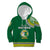 Tonga School Liahona High School Kid Hoodie Tribal Pattern LT6 Hoodie Green - Polynesian Pride