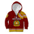 Tonga School Vava'u High School Kid Hoodie Tribal Pattern LT6 Zip Hoodie Maroon - Polynesian Pride