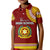 Tonga School Vava'u High School Kid Polo Shirt Tribal Pattern LT6 Kid Maroon - Polynesian Pride