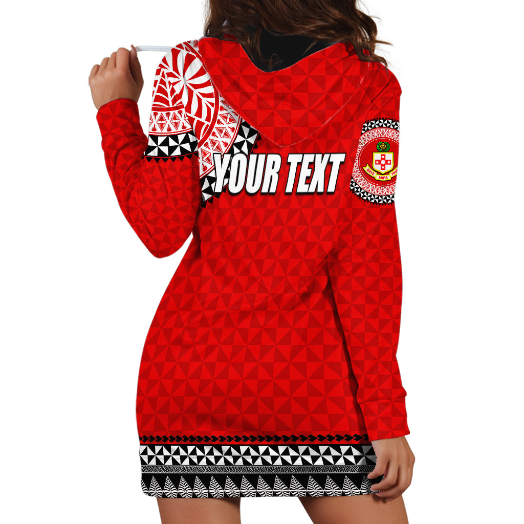 Tonga School Kolisi Tonga Hoodie Dress Tribal Pattern LT6 - Polynesian Pride
