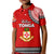 Tonga School Kolisi Tonga Kid Polo Shirt Tribal Pattern LT6 Kid Red - Polynesian Pride