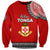 Tonga School Kolisi Tonga Sweatshirt Tribal Pattern LT6 Unisex Red - Polynesian Pride