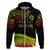 Custom Tribal Vanuatu Hoodie Pround To Be A Ni Van LT6 Zip Hoodie Black - Polynesian Pride