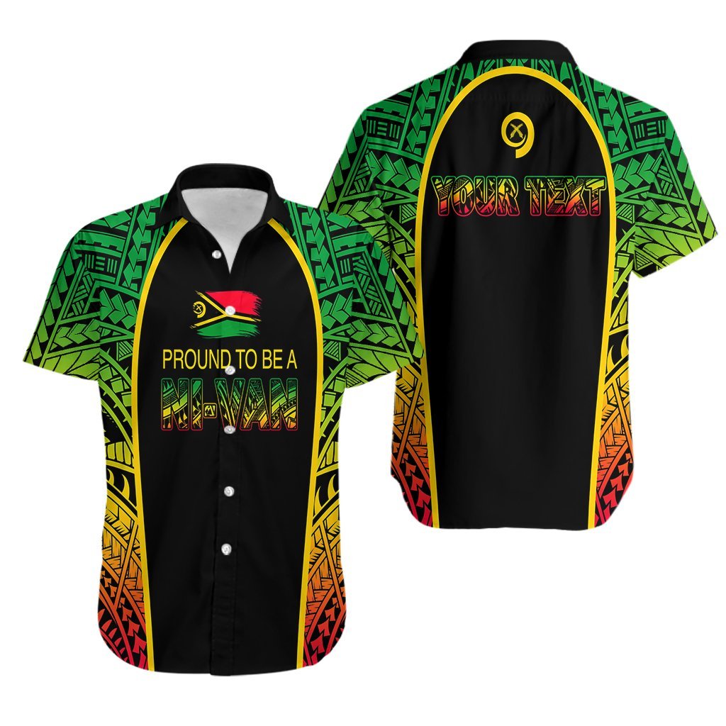 Custom Vanuatu Hawaiian Shirt Pround To Be A Ni-Van LT6 - Polynesian Pride