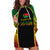 Custom Vanuatu Hoodie Dress Pround To Be A Ni-Van LT6 Black - Polynesian Pride