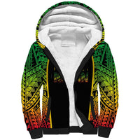 Custom Vanuatu Sherpa Hoodie Pround To Be A Ni-Van LT6 Unisex Black - Polynesian Pride