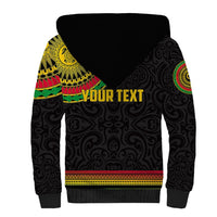 Custom Vanuatu Sherpa Hoodie Polynesia Circle LT6 - Polynesian Pride