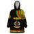 Custom Vanuatu Wearable Blanket Hoodie Polynesia Circle LT6 One Size Black - Polynesian Pride