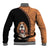 Custom Basset Hound Dog Baseball Jacket With Polynesian Tribal Tattoo LT6 - Polynesian Pride