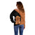 Custom Poodle Dog Off Shoulder Sweater With Polynesian Tribal Tattoo LT6 - Polynesian Pride