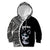 Custom Husky Dog Kid Hoodie With Polynesian Tribal Tattoo LT6 Black - Polynesian Pride