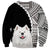 Custom Samoyed Dog Sweatshirt With Polynesian Tribal Tattoo LT6 - Polynesian Pride