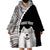 Custom Samoyed Dog Wearable Blanket Hoodie With Polynesian Tribal Tattoo LT6 - Polynesian Pride