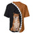 Custom Shiba Inu Dog Baseball Jersey With Polynesian Tribal Tattoo LT6 - Polynesian Pride