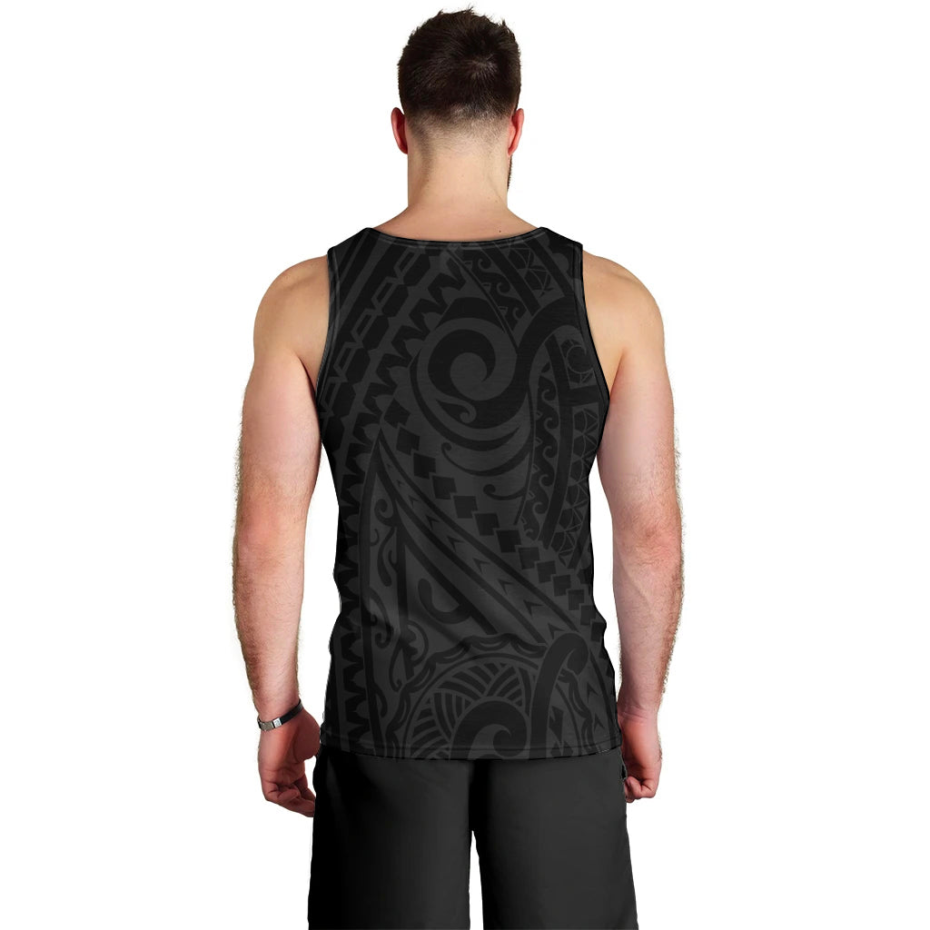 Polynesian Husky Dog Men Tank Top Dog In My Heart LT6 - Polynesian Pride