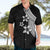 Polynesian Hawaiian Shirt With Plumeria Flower White LT6 - Polynesian Pride