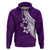 Polynesian Hoodie With Plumeria Flower Purple LT6 Purple - Polynesian Pride