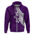 Polynesian Hoodie With Plumeria Flower Purple LT6 - Polynesian Pride