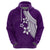 Polynesian Hoodie With Plumeria Flower Purple LT6 - Polynesian Pride