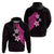 Polynesian Hoodie With Plumeria Flower Pink LT6 - Polynesian Pride